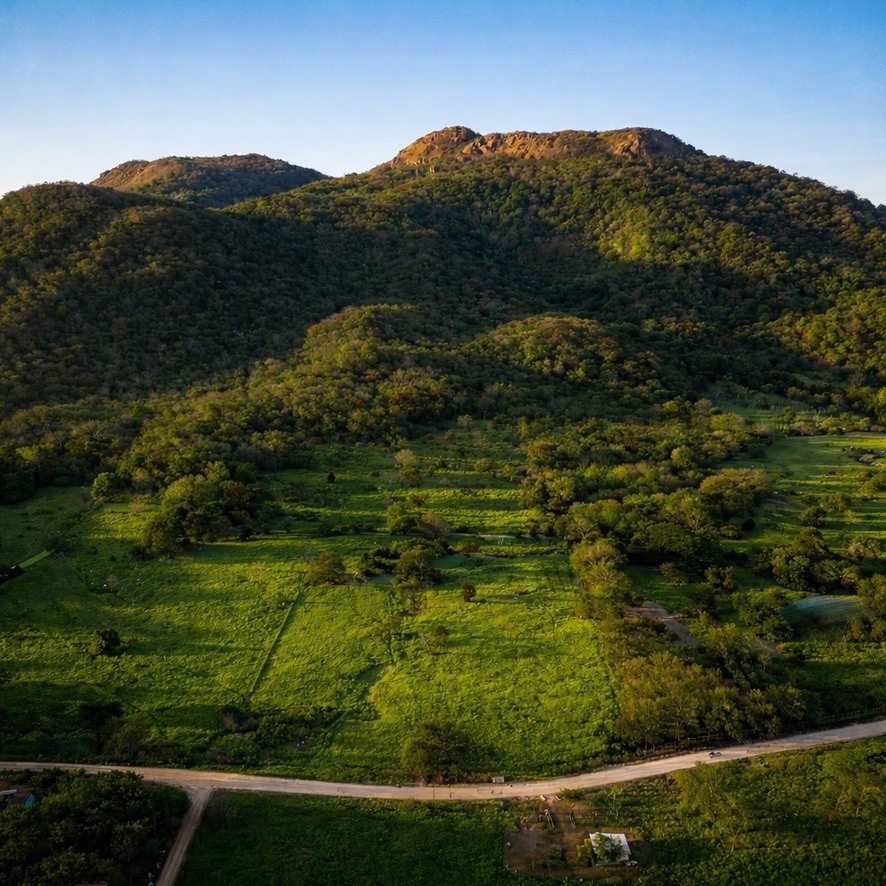 Cerro Caballito a okolní pastviny